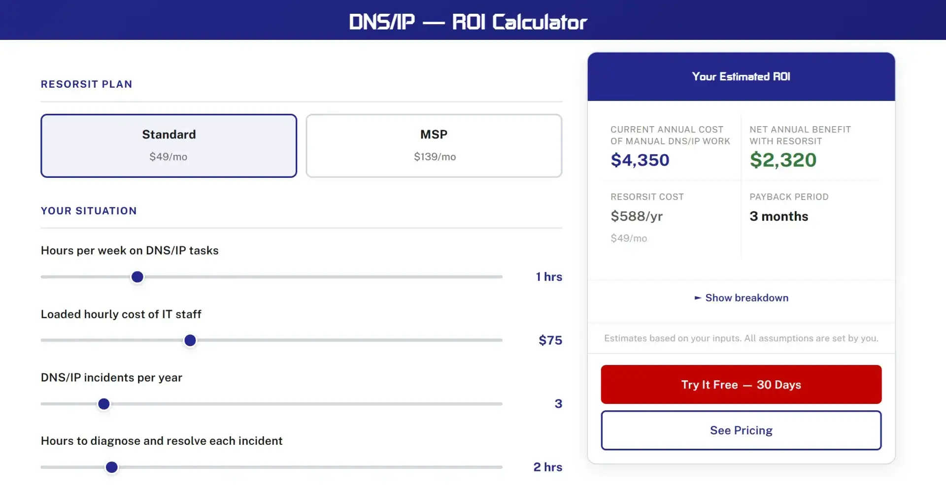 ROI Calculator